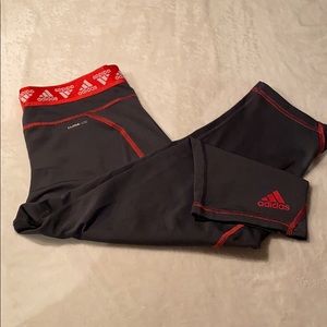 Adidas CLIMALITE Workout Cropped Leggings Size M